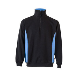 Velilla 36044 - Two-tone terry sweatshirt (260g/m²), in polyester (65%) and cotton (35%)