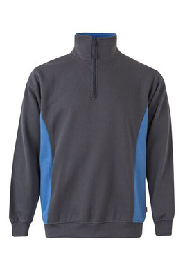Velilla 36044 - Two-tone terry sweatshirt (260g/m²), in polyester (65%) and cotton (35%)