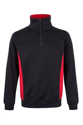 Velilla 36044 - Tweekleurig sweatshirt van badstof (260g/m²), van polyester (65%) en katoen (35%)