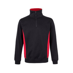 Velilla 36044 - Zweifarbiges Frottee-Sweatshirt (260 g/m²), aus Polyester (65 %) und Baumwolle (35 %)
