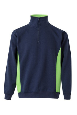 Velilla 36044 - Tweekleurig sweatshirt van badstof (260g/m²), van polyester (65%) en katoen (35%)