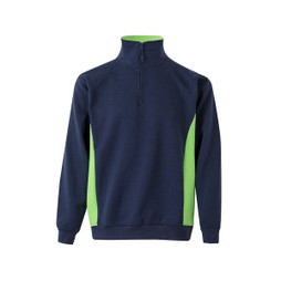 Velilla 36044 - Zweifarbiges Frottee-Sweatshirt (260 g/m²), aus Polyester (65 %) und Baumwolle (35 %)
