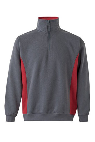 Velilla 36044 - Two-tone terry sweatshirt (260g/m²), in polyester (65%) and cotton (35%)