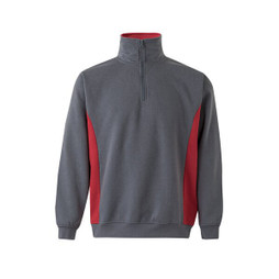 Velilla 36044 - Two-tone terry sweatshirt (260g/m²), in polyester (65%) and cotton (35%)