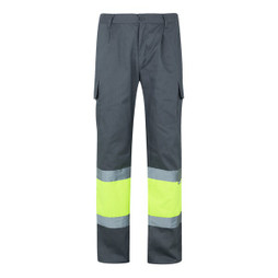 Velilla 36056 - Pantaloni in twill bicolore con diverse tasche (210g/m²), in cotone (20%) e poliestere (80%)