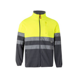 Velilla 36073 - Two-tone fleece jacket (280g/m²), in polyester (100%)