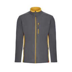 Velilla 36079 - Two-tone fleece jacket (220g/m²) in polyester (100%)