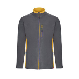 Velilla 36079 - Two-tone fleece jacket (220g/m²) in polyester (100%)