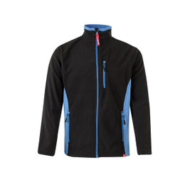 Velilla 36079 - Two-tone fleece jacket (220g/m²) in polyester (100%)