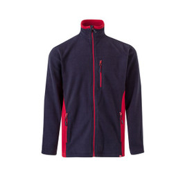 Velilla 36079 - Two-tone fleece jacket (220g/m²) in polyester (100%)