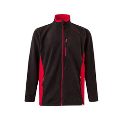 Velilla 36079 - Two-tone fleece jacket (220g/m²) in polyester (100%)