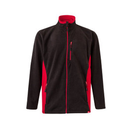 Velilla 36079 - Two-tone fleece jacket (220g/m²) in polyester (100%)