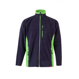 Velilla 36079 - Two-tone fleece jacket (220g/m²) in polyester (100%)