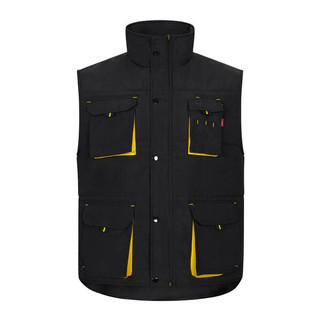 Velilla 36082 - Padded vest, two-tone, multi-pocket (120g/m²), in polyester (100%)