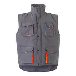 Velilla 36082 - Gilet rembourré, bicolore, multipoches (120g/m²), en polyester (100%)