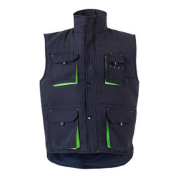 Velilla 36082 - Steppweste, zweifarbig, mit mehreren Taschen (120g/m²), aus Polyester (100%)