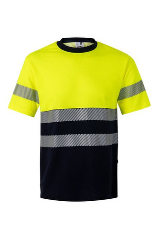 Velilla 36096 - Two-tone piqué T-shirt (150g/m²), in cotton (55%) and polyester (45%)