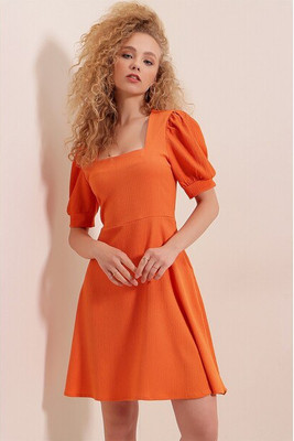 MT Clothes - Square Neck Knit Dress