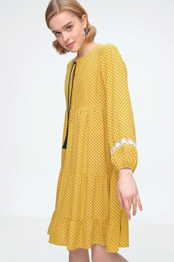 MT Clothes P-ROB_VOLAN - Ruffled dress