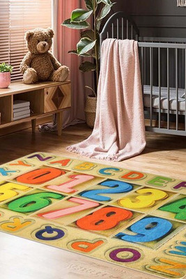 Mani Textile - Children's rug ALPHA Number