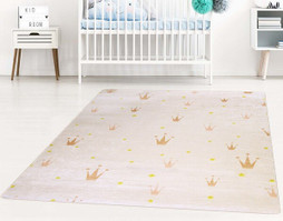 Mani Textile TPS_CROWN_ECRU00 - Crown childrens rug