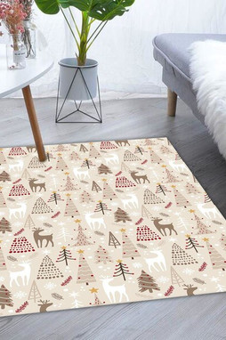 Mani Textile TPS_NOEL_BEI - Julens gulvtæpper