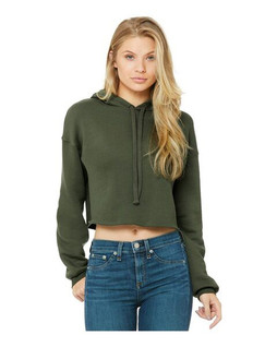Bella+Canvas 7502 - Womens Cropped Fleece Hoodie