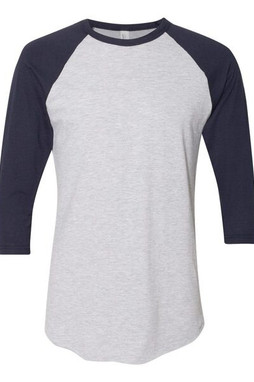 American Apparel BB453W - Unisex Poly-Cotton 3/4-Sleeve Raglan T-Shirt