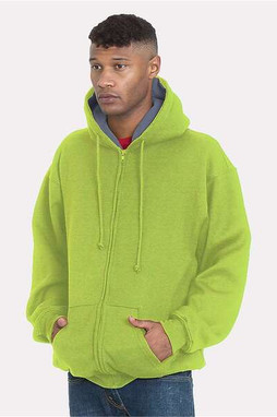 Bayside 940 - USA-Made Super Heavy Thermal Lined Full-Zip Hooded Sweatshirt