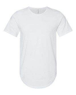 Bella+Canvas 3003 - Camiseta de punto con dobladillo curvado