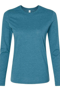 Bella+Canvas 6500 - Camiseta de manga larga de punto para mujer