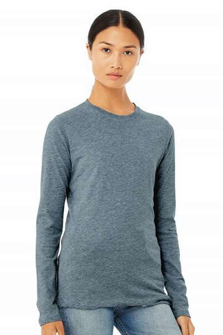 Bella+Canvas 6500 - Camiseta de manga larga de punto para mujer