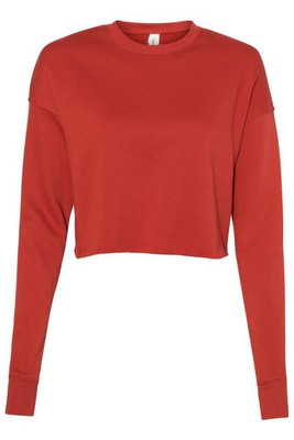Bella+Canvas 7503 - Forro polar Cropped Crew para mujer