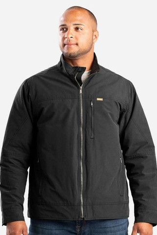Berne J387 - Mens Highland Quilt-Lined Micro-Duck Jacket