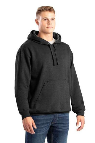 Berne SP418 - Mens Heritage Zippered Pocket Hooded Pullover Sweatshirt