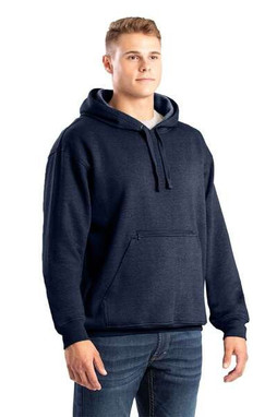 Berne SP418 - Mens Heritage Zippered Pocket Hooded Pullover Sweatshirt