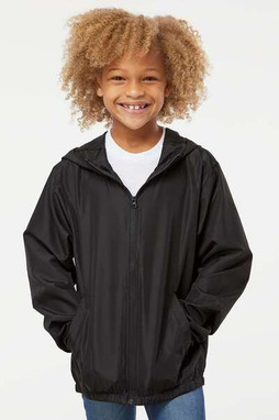 Independent Trading Co. EXP24YWZ - Youth Lightweight Windbreaker Full-Zip Jacket