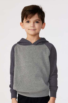 Independent Trading Co. PRM10TSB - Sudadera de raglán con capucha de mezcla especial para niños pequeños