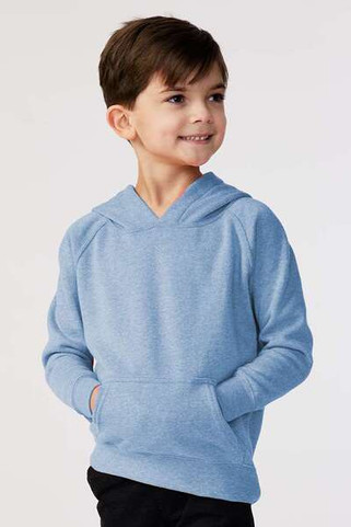 Independent Trading Co. PRM10TSB - Sudadera de raglán con capucha de mezcla especial para niños pequeños