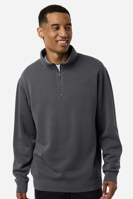 Independent Trading Co. PRM4600QZ - Jersey con cremallera y teñido pigmentado