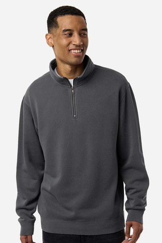 Independent Trading Co. PRM4600QZ - Jersey con cremallera y teñido pigmentado