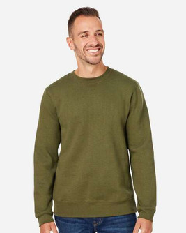 J. America 8424 - Premium Fleece Crewneck Sweatshirt
