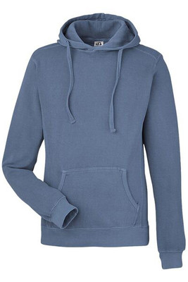 J. America 8730 - Sudadera con capucha de forro polar teñido en pigmento