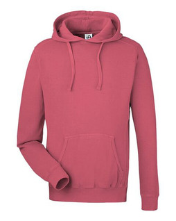J. America 8730 - Pigment-Dyed Fleece Hooded Sweatshirt