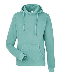 J. America 8730 - Pigment-Dyed Fleece Hooded Sweatshirt