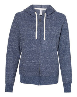 Jerzees 92WR - Ladies Snow Heather Full Zip Hooded Sweatshirt