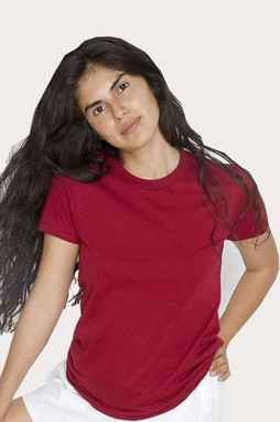 Los Angeles Apparel 21002 - USA-Made Womens Fine Jersey T-Shirt
