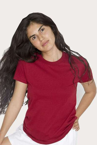 Los Angeles Apparel 21002 - USA-Made Womens Fine Jersey T-Shirt