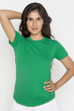 Los Angeles Apparel 21002 - USA-Made Womens Fine Jersey T-Shirt