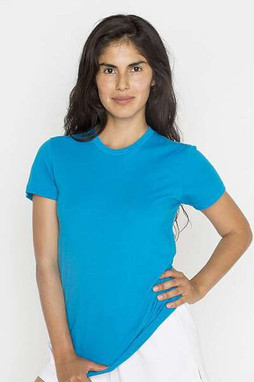 Los Angeles Apparel 21002 - USA-Made Womens Fine Jersey T-Shirt